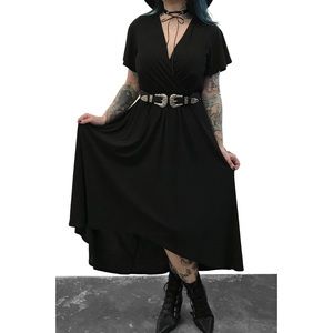 Foxblood High Low Maxi Dress Size Medium